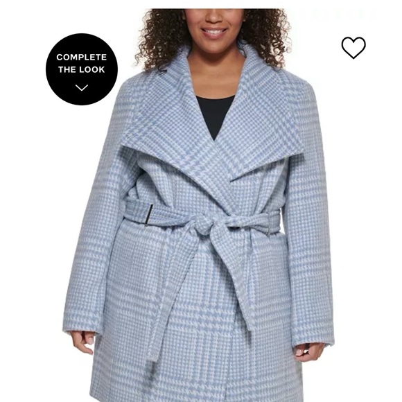 Plus Size Calvin Klein Coat - Picture 1 of 7